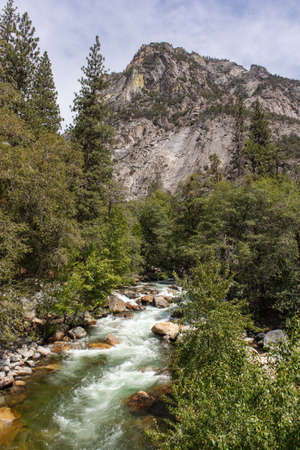 Rushing Waters - Kings Canyon Park, Californiaの写真素材