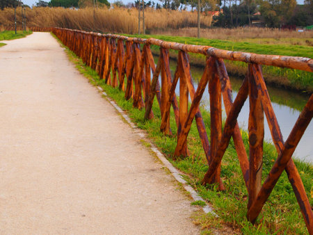 WOODEN FENCEの写真素材
