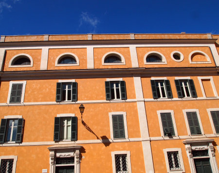 buildings in the historic centerの写真素材