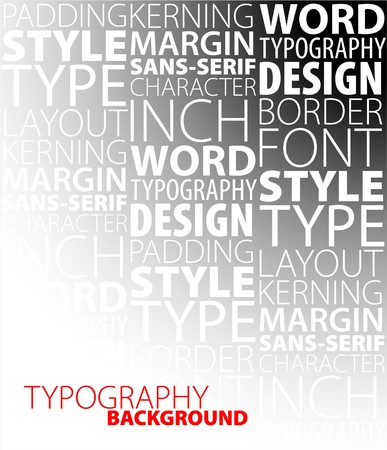 Abstract design and typography backgroundのイラスト素材