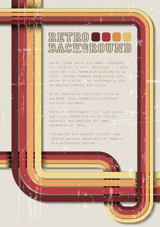 Retro background / template with place for your textのイラスト素材