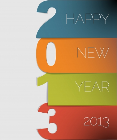 Original Vector New Year 2013 card / illustration with place for your textのイラスト素材