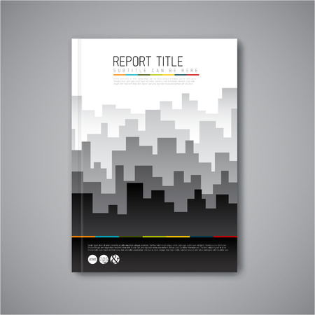 Modern Vector abstract brochure / book / flyer design templateのイラスト素材