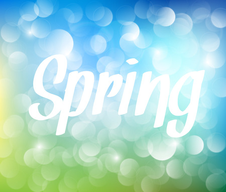 Vector Spring abstract background with place for your textのイラスト素材
