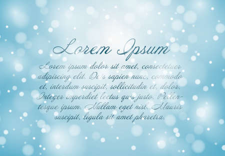 Flyer template with falling snow overlay effectのイラスト素材