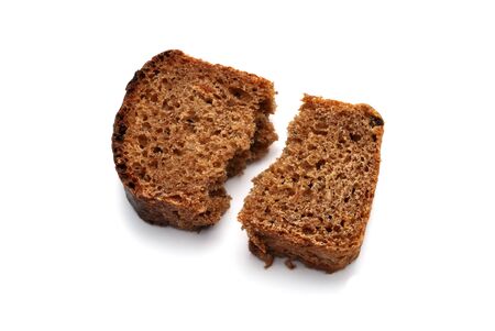 A piece of bread. Part of the loaf.