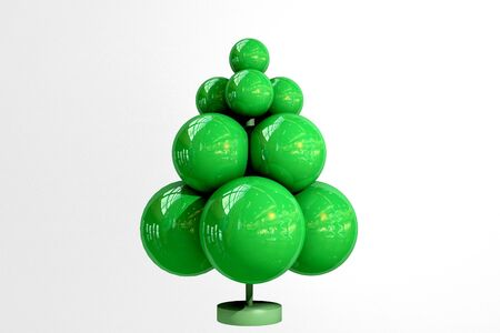 symbolic Christmas tree toyの写真素材
