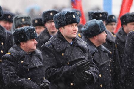 Orel, Russia - March 18, 2016: Second Year Anniversary of Crimea and Russia reunion. Russian...