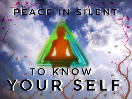 Advice wisdom motivation to enlightenment our soul and spiritの写真素材