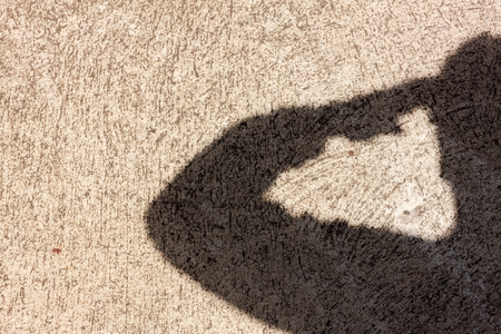 Salute shadow background.の写真素材
