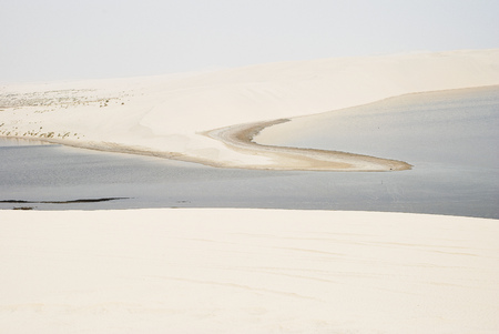 Qatar inland sea desert trip nature outdoorsの写真素材