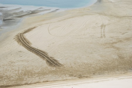 Qatar inland sea desert trip nature outdoorsの写真素材