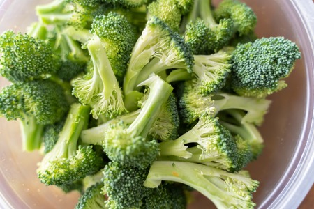 Bowl of fresh Broccoli for healthy eating