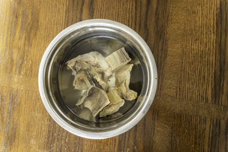 Nigerian Stockfish or Panla soaked in waterの写真素材