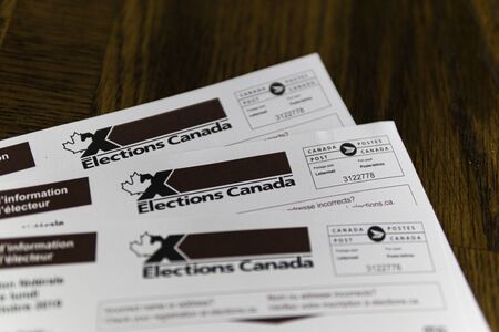 Election Canada voters registration cards for federal elections