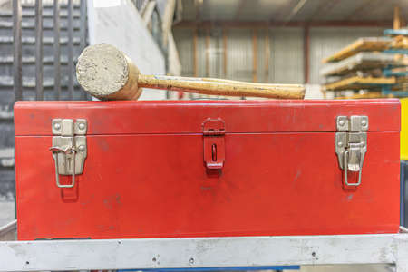 Wooden Mallet for Carpentry and machines in factory