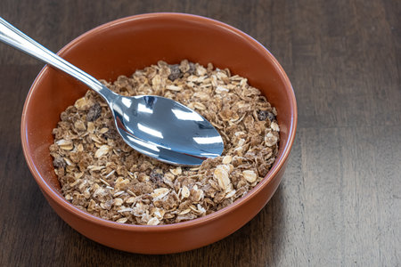 Bowl of Breakfast Muesli Cereal