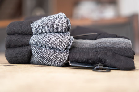 2 sets of socks ready to wearの写真素材