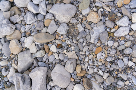 Collection of rocks stones and pebbles as a background