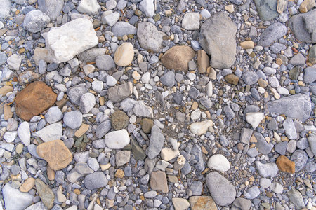 Collection of rocks stones and pebbles as a background