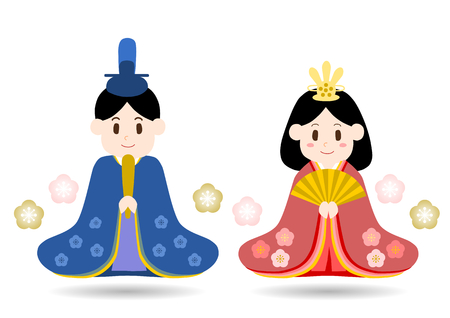 Illustration of Hinamatsuri Doll's Festivalのイラスト素材