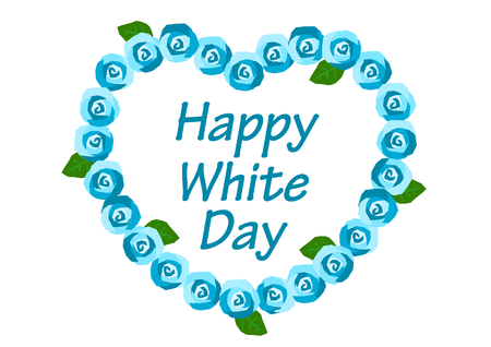 White day Roseのイラスト素材