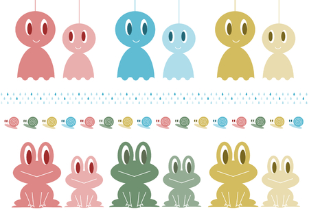 Icon of the rainy season imageのイラスト素材