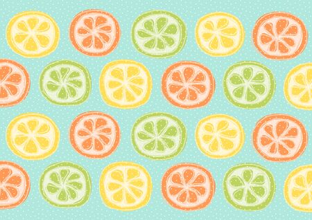 Lemon, Lime, Orange, Grapefruit