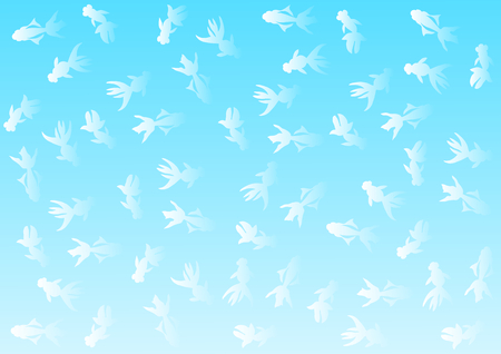 Background illustration of the goldfishのイラスト素材