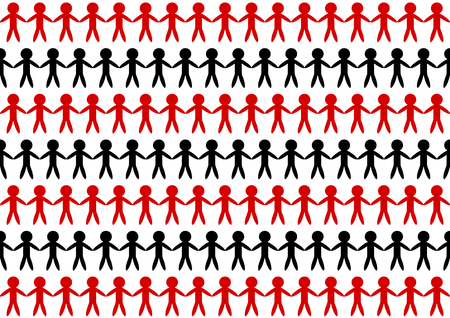 Design illustration mark of peopleのイラスト素材