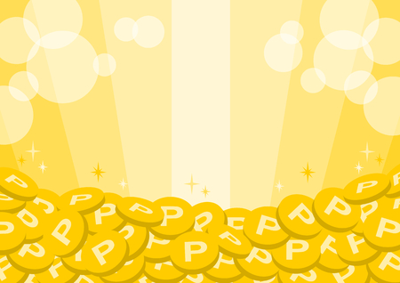 Illustration of the point coinのイラスト素材