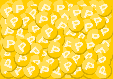 Illustration of the point coinのイラスト素材