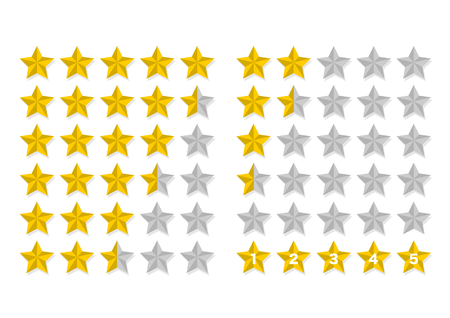 Illustration of Ranking (Star)のイラスト素材