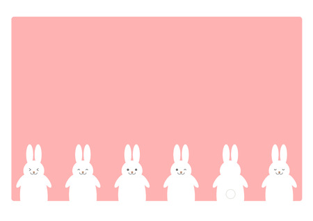 Illustration of rabbitのイラスト素材