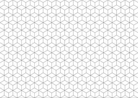 Japanese traditional pattern. Black and white. Background vector illustration.のイラスト素材