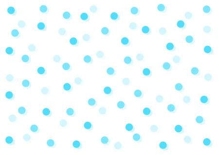 Background with light blue dotted texture. Polka dot pattern template.のイラスト素材