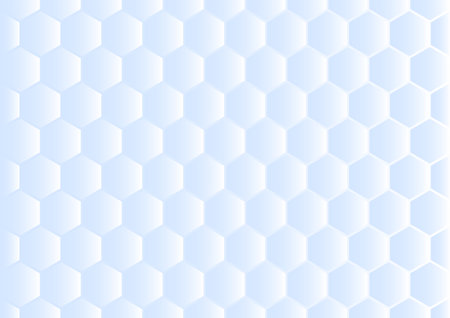 Abstract hexagon pattern background vector illustration. Blue gradient. Seamless pattern. For...