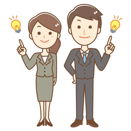 Inspirational business personのイラスト素材