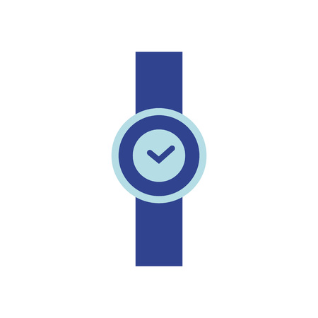 Vector Illustration. Flat watch iconのイラスト素材