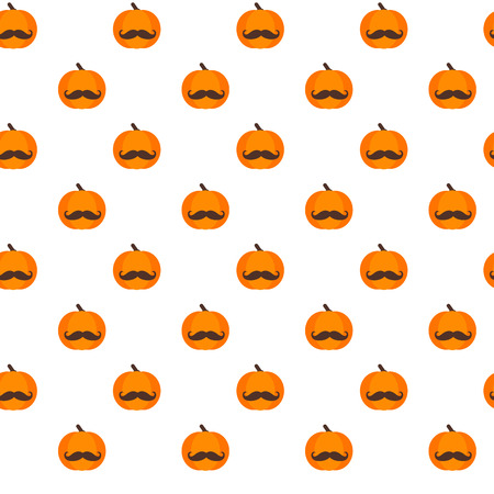 Vector Illustration. Happy Thanksgiving Day background with pumpkin. Thanksgiving seamless background for posterのイラスト素材