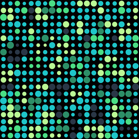 Vector Illustration. Background with colorful green circles for design. Templateのイラスト素材