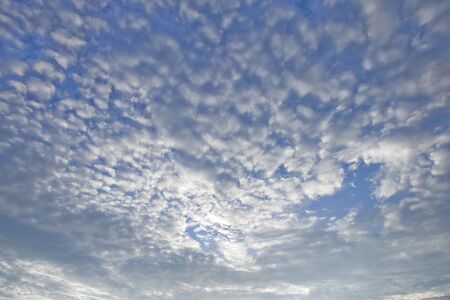 Scattered Clouds On Blue Skyの写真素材