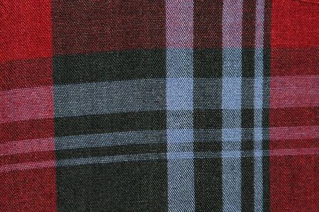 Vintage plaid cotton shirtの写真素材