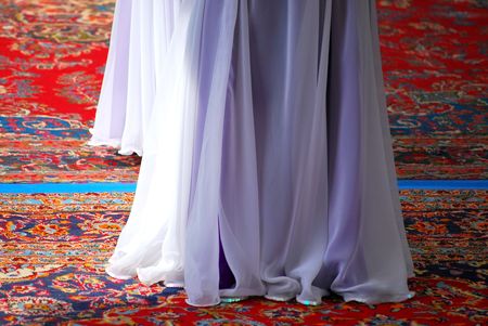 Belly dancers performing on stage,の写真素材