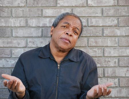 African american male expressions.の写真素材