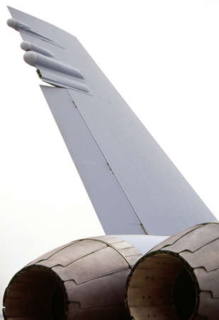 jet fighter displayed outside.