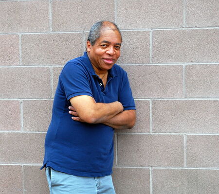 African american male expressions outside の写真素材