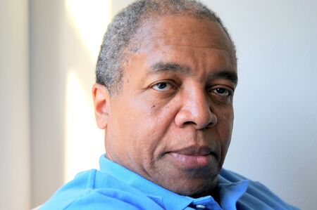 African american male expressions.の写真素材