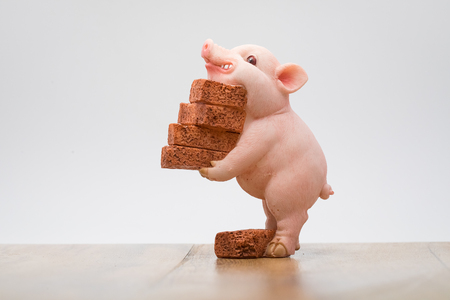 bricks movingの写真素材