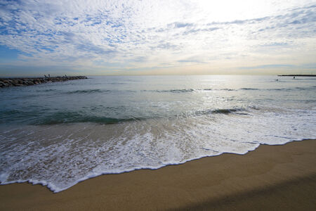 Beach in summertimeの写真素材